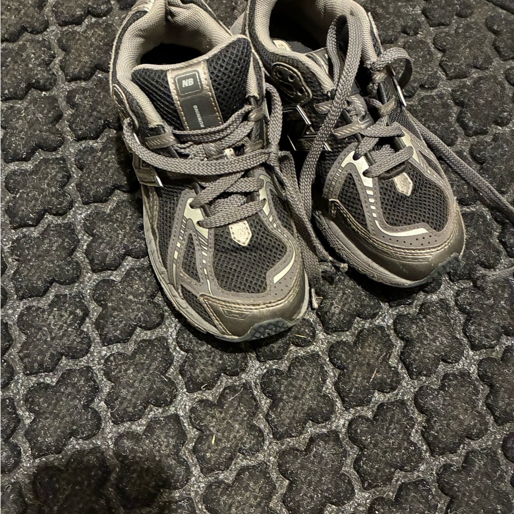 New Balance Charcoal and Silver Running Shoes